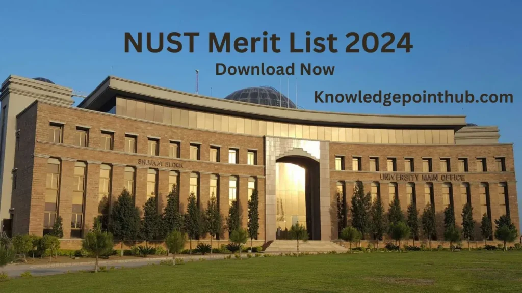 NUST Merit List 2024 NET Result Announced