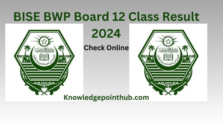 BISE Bahawalpur 12th Class Result 2024 Check Online by Roll No