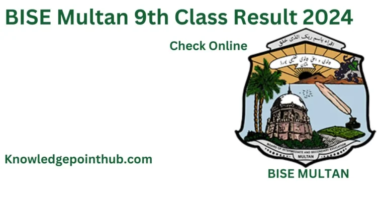 BISE Multan 9th Class Result 2024