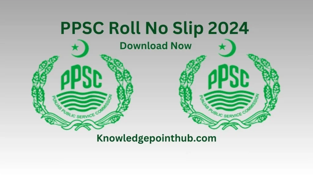 PPSC Roll No Slip 2024 Download By CNIC