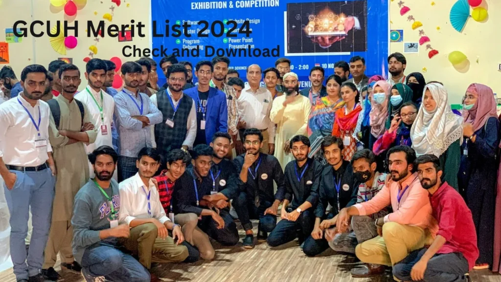 GCUH Merit List 2024 GC University Hyderabad