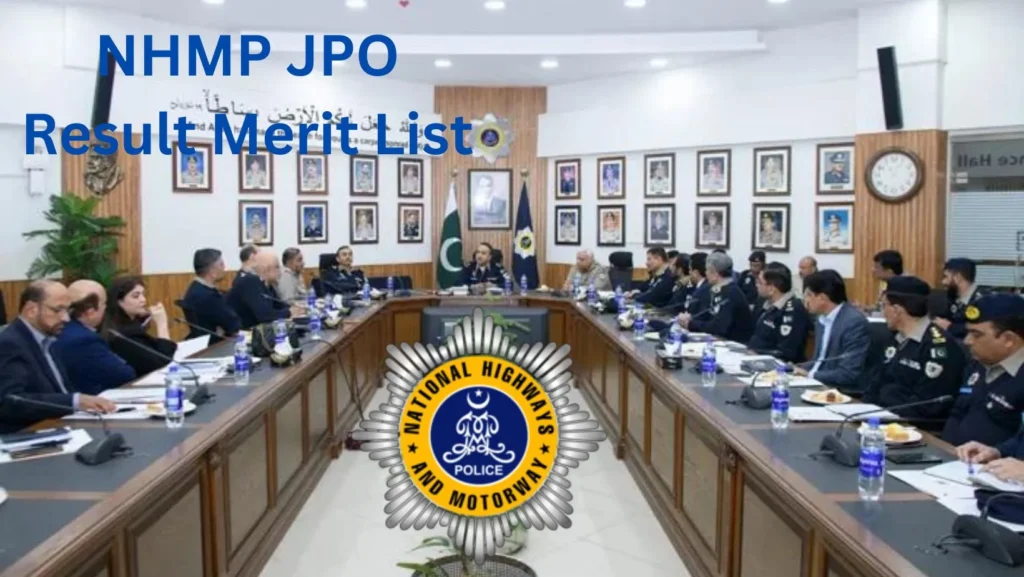 NHMP JPO Result 2024 Merit List Check Online