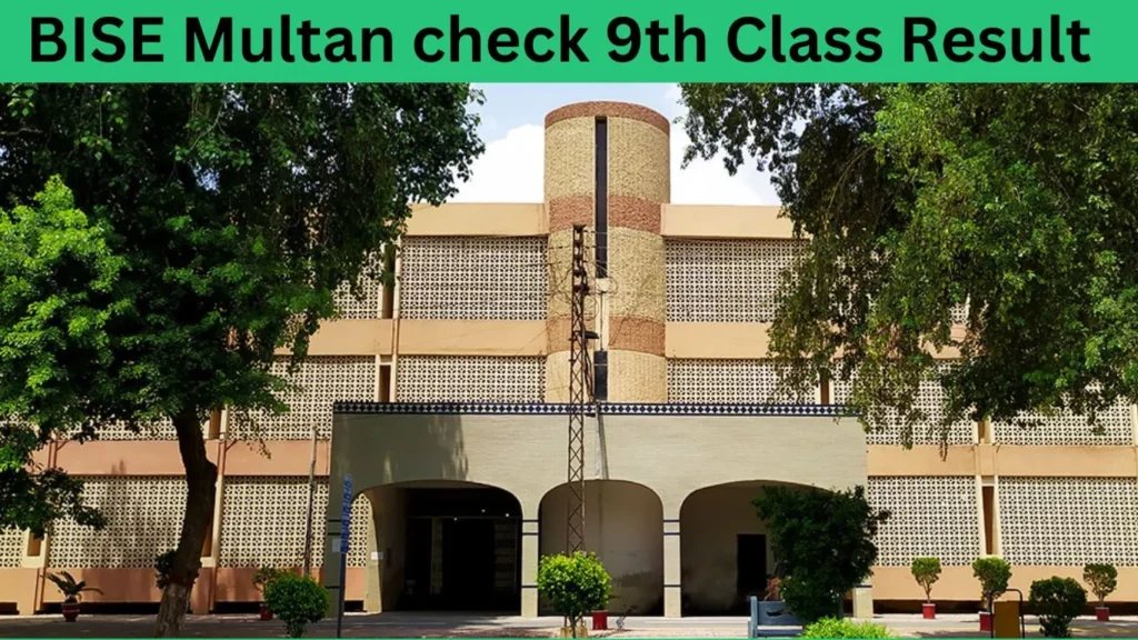 BISE Multan 9th Class Result 2024