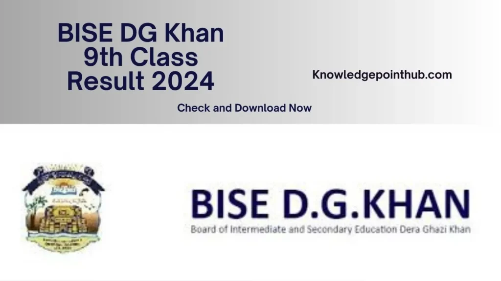 BISE DG Khan 9th Class Result 2024 