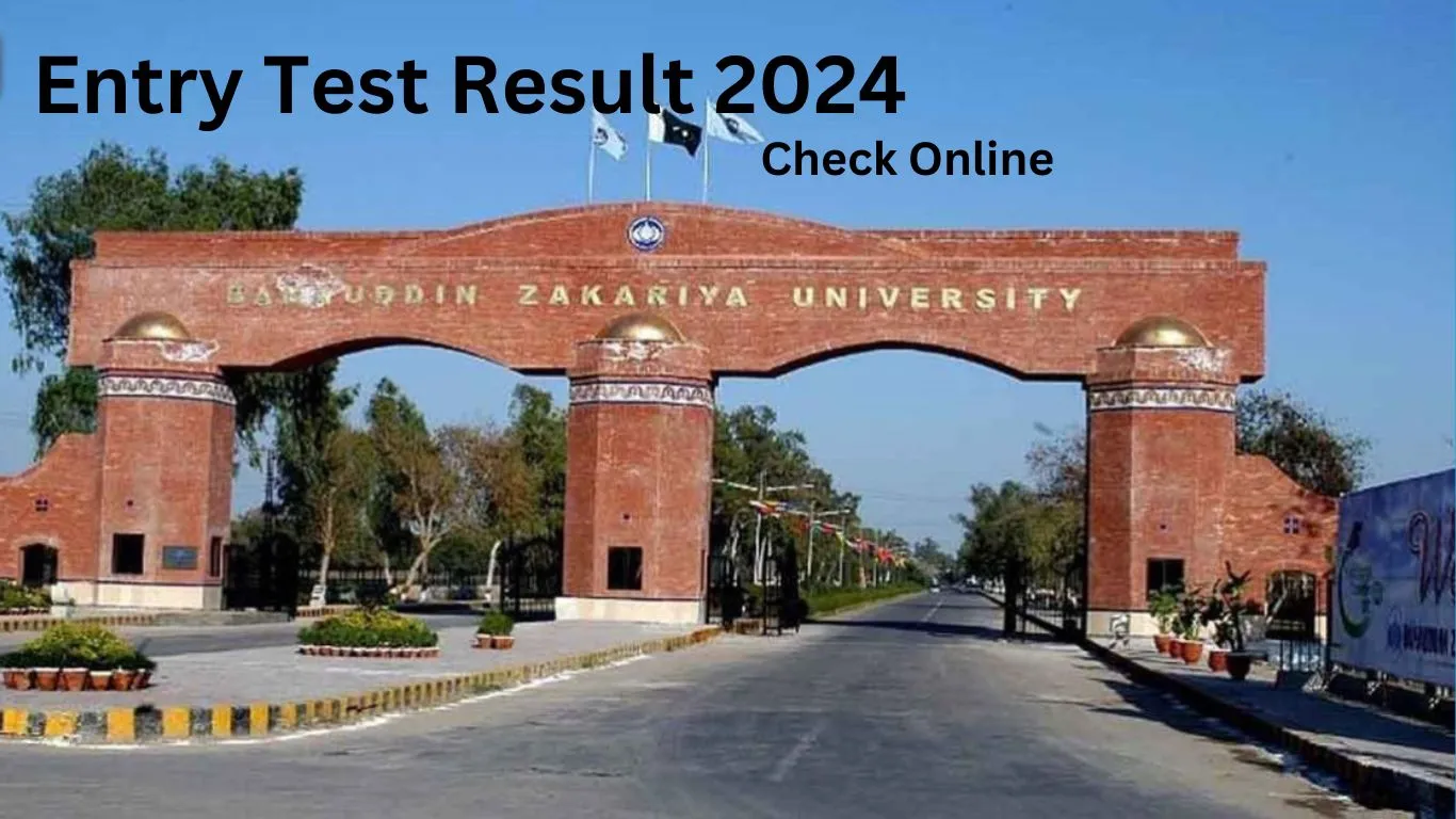 BZU entry Test Result 2024