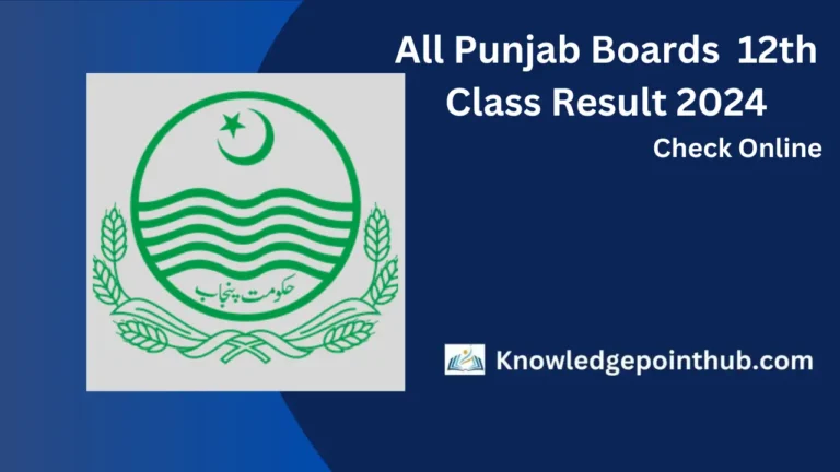 2nd Year Result 2024 Punjab Board Date Announced