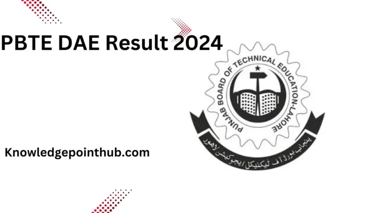 PBTE DAE Result 2024