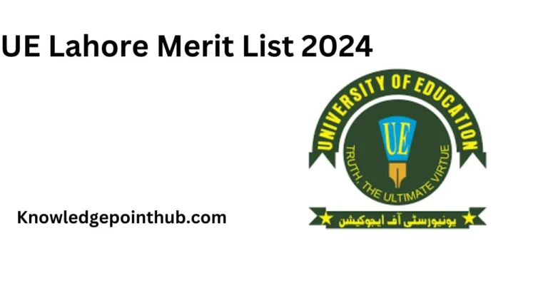 UE Lahore Merit List