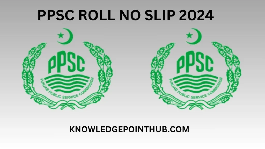 PPSC Roll No Slip 2024 Download By CNIC