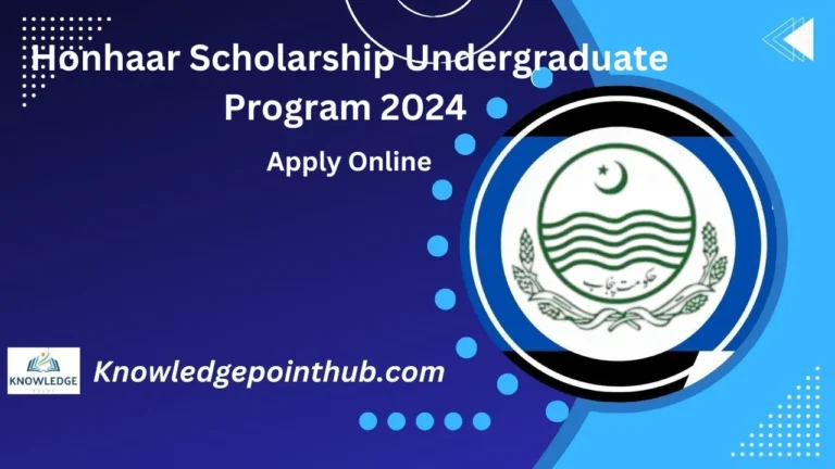 Honhaar Scholarships Undergraduate Program 2024 Apply Online