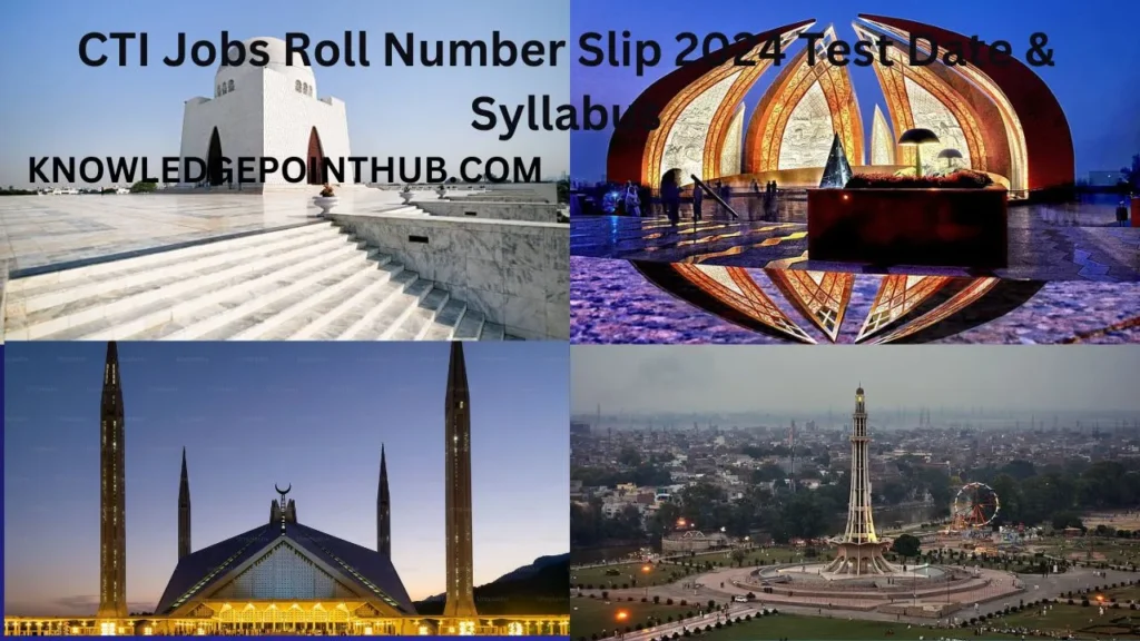 CTI Jobs Roll Number Slip 2024 Test Date & Syllabus