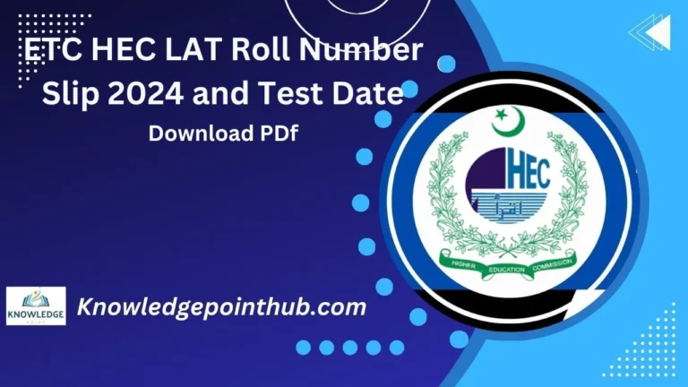 ETC HEC LAT Roll Number Slip 2024 and Test Date