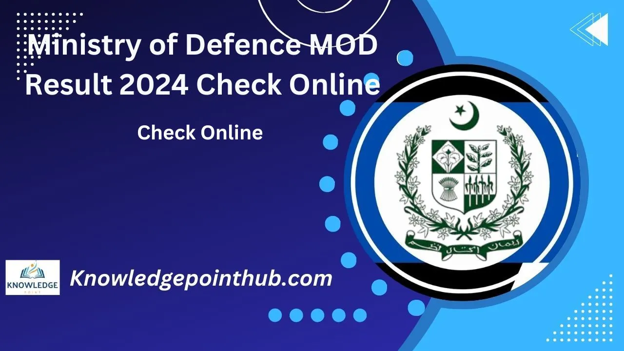 Ministry of Defence MOD Result 2024 Check Online