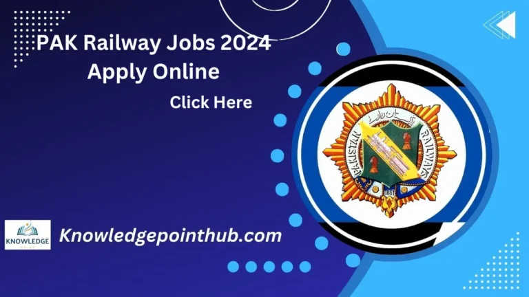 PAK Railway Jobs 2024 Apply Online